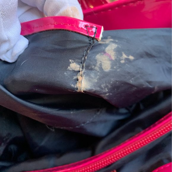 Tommy Hilfiger Signature Pink Logo Large Tote Handbag Women's - Picture 9 of 15